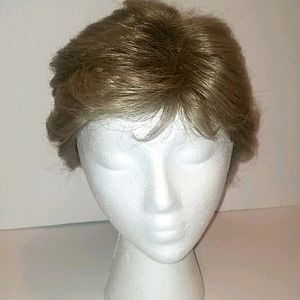 Henry Margu ModAcrylic Fiber Dirty Blonde Lace Cap Short Wig